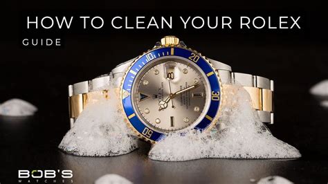 pulire rolex con bicarbonato|how to clean rolex crystals.